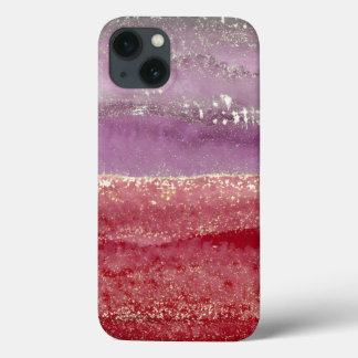 Brilho roxo e dourado elegante