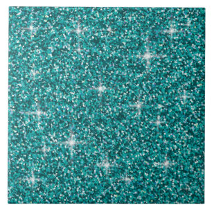 Brilho teal iridescente