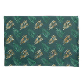 Brilho verde e Dourado nas folhas tropicais