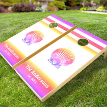 Brincadeira rosa púrpura da praia litorânea de cin