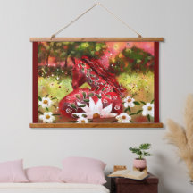 Brincadeiras de Margarida Balançando em Abstrato d