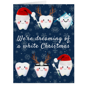 Cartões de Natal De Do Dente Dentista 