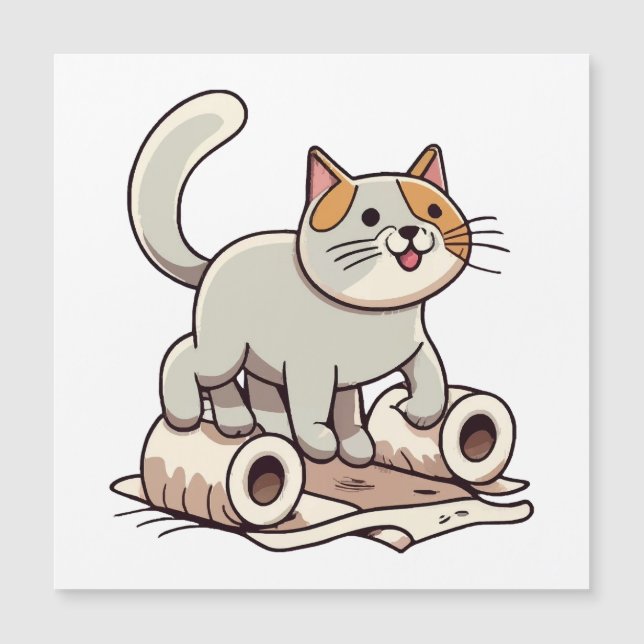 Brincando com papel higiênico (Frente)