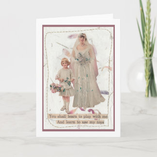 Brincar com Humor de Cartão de Casamento comigo e 