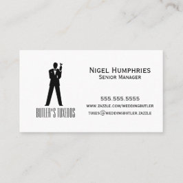 Brindando o cartão de negócio de retalho do