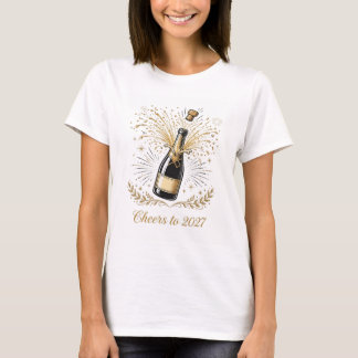 Brinde para 2027 Camiseta Feminina