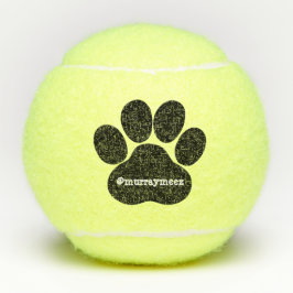 Brinquedo preto do nome do impressão da pata do