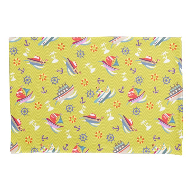 Brinquedo verde de barcos divertidos (Frente)