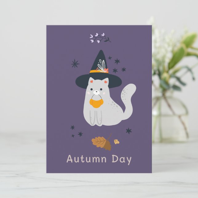 Brinquedos engraçados com vassouras, abóboras e fa (Em pé/Frente)