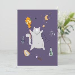 Brinquedos engraçados com vassouras, abóboras e fa