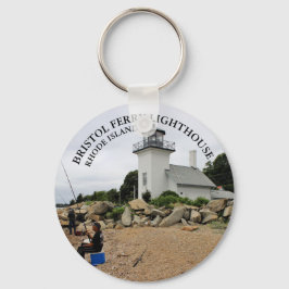 Bristol Ferry Lighthouse, Rhode Island Chaveiro
