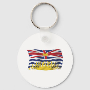 British Columbia Flag Chaveiro