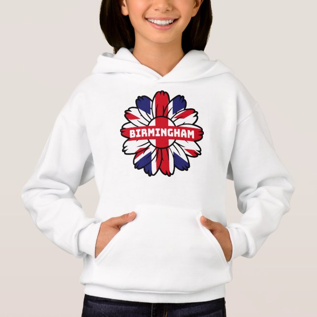 British Flag England UK Sunflower Birmingham Union (Frente)