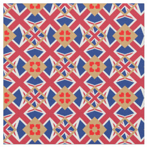British Flag & United Kingdom Tecido