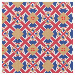 British Flag & United Kingdom Tecido