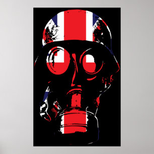 British Gas mascara o poster