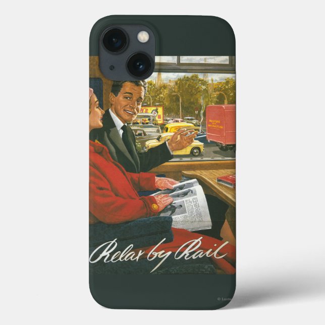 British Railways Relax by Rail Poster (Verso)