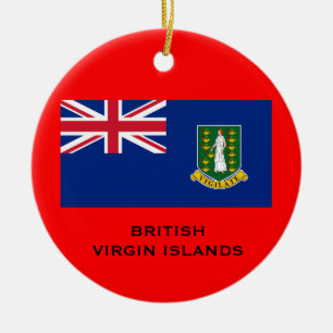 BRITISH VIRGIN ISLANDS - enfeites de natal