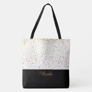 Brito Tote Bag White & Petit Ouro Stars