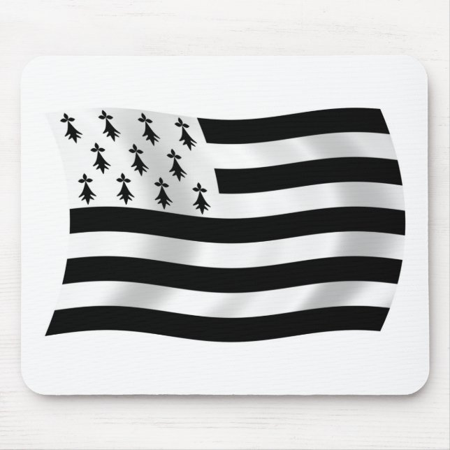 Brittany Flag Mousepad (Frente)