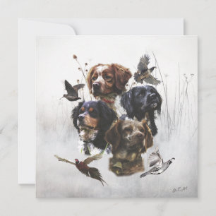 Brittany Spaniels , Estação de Caça de Pássaros