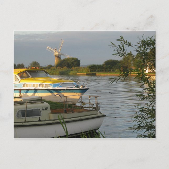 Broads Norfolk - Cartão postal (Frente)