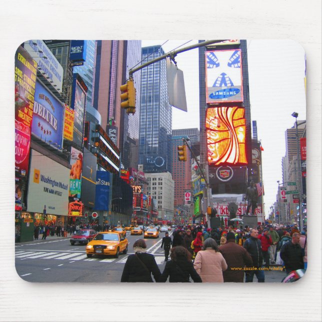Broadway, mousepad de Manhattan, Nova Iorque (Frente)