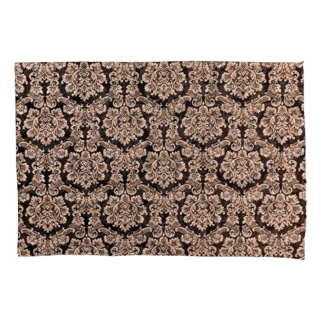 Brocade roxa pesada, fundo abstrato. (Frente)