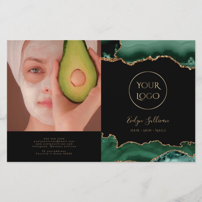 brochura do emerald green agate (Frente)