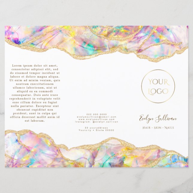 Brochura Opal design (Frente)