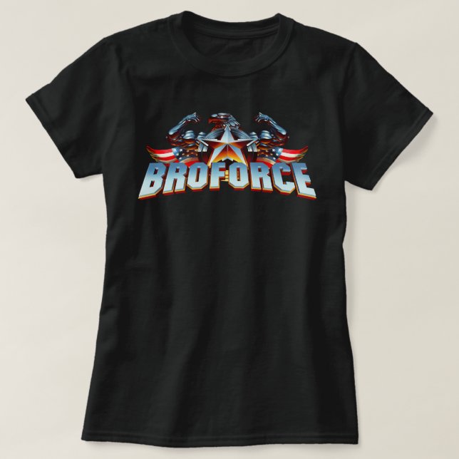 BROFORCE Classic TShirt1411 Camisa essencial T (Frente do Design)