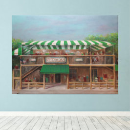 Brogen's South, Santo Simons Island - Canvas Print