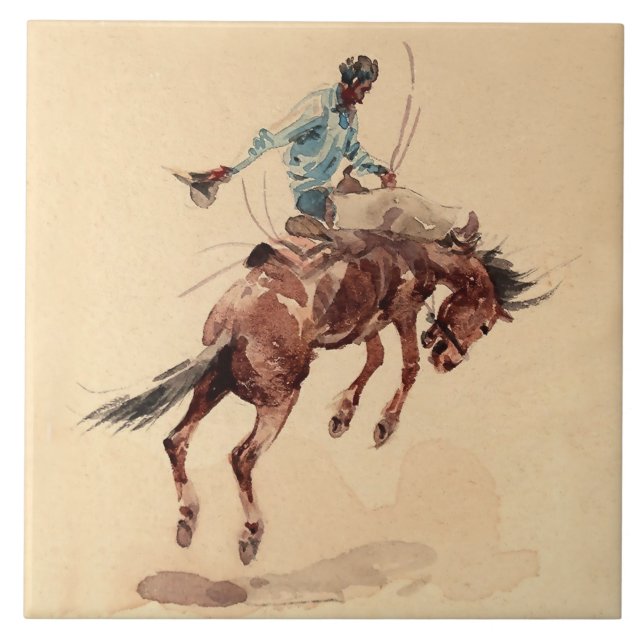 Bronc Rider 2 por Edward Borein (Frente)