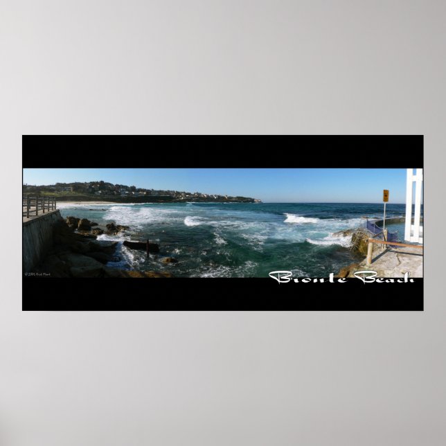 Bronte Beach, Sydney Panorama Poster - Personaliza (Frente)