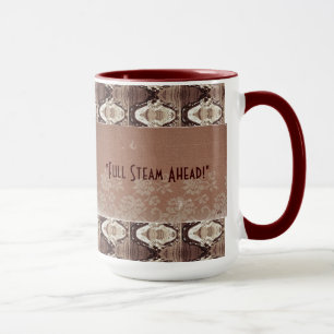 Bronze de Steampunk & caneca comemorativa da foto