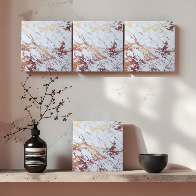  Bronze Veined White Marble ID1182c (Criador carregado)