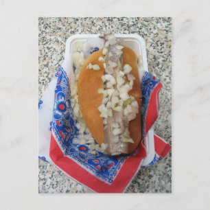 Broodje Raw Herring Holandês com Cartão de Posto C