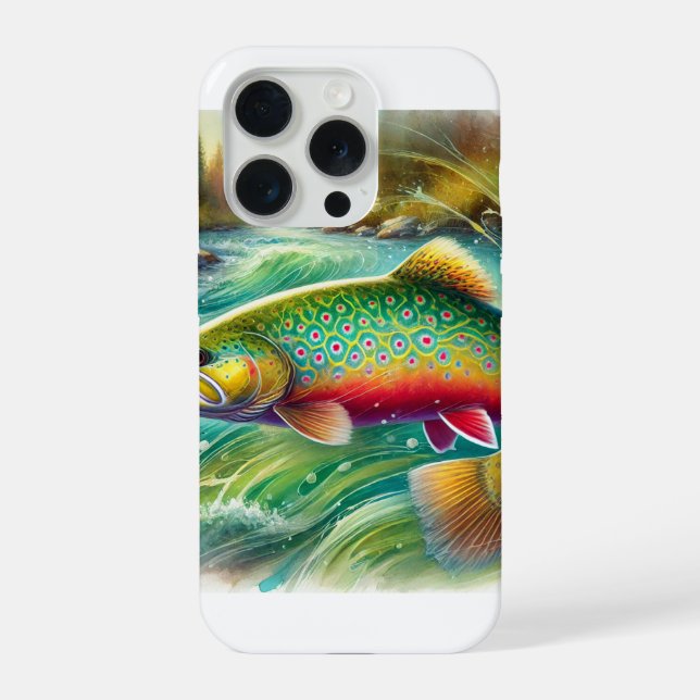 Brook Trout 230924AREF105 - Watercolor (Verso)