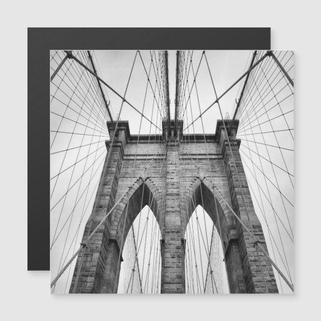 Brooklyn Bridge Architectural Close-Up (Frente/Verso)