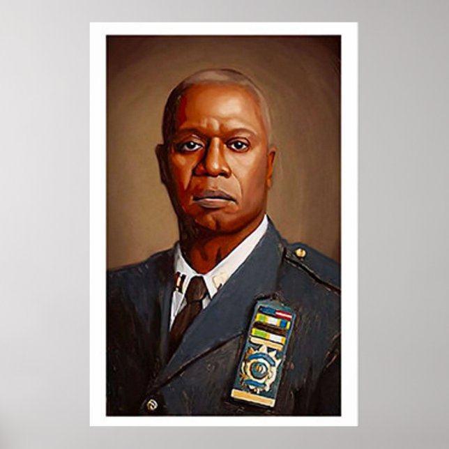Brooklyn Nine Raymond Holt Portrait Impressão F (Frente)