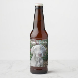 Brooklyn The Weimaraner - Rótulo de Cerveja Person
