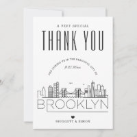 Brooklyn Wedding | Obrigado + Cartão com fotos