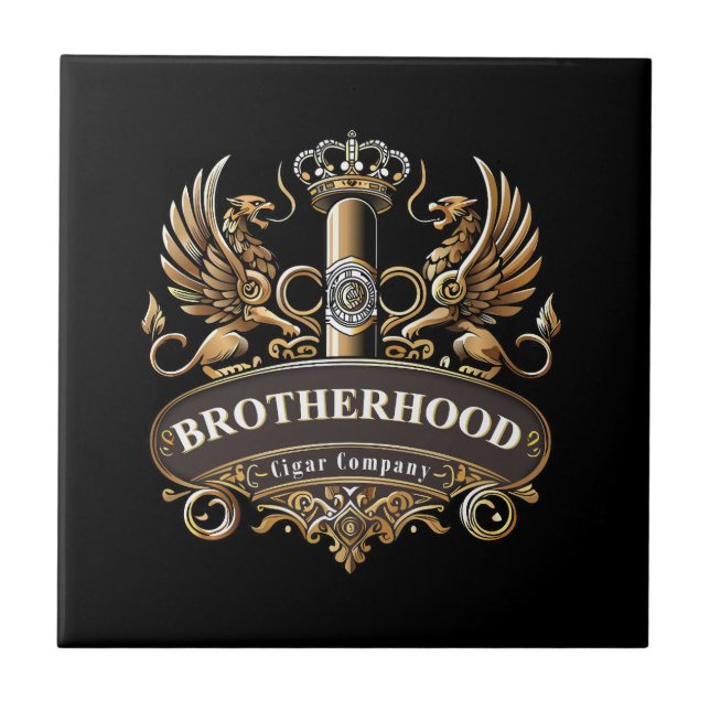 Brotherhood Cigar Company Ceramic Tile (Frente)