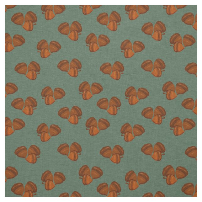 Brown Acorns Prim Tecido (Modelo)