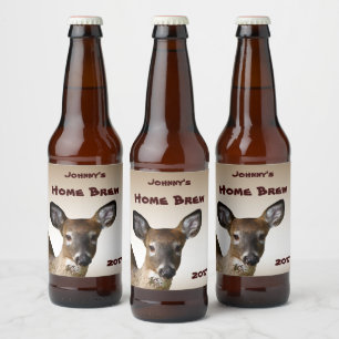 Brown Branco-Atou a etiqueta da cerveja da