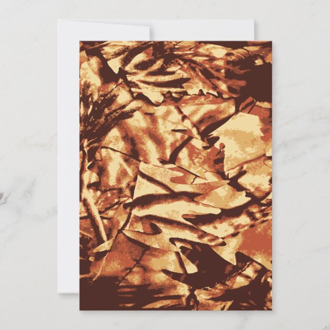 Brown Camo Camouflage dá presentes para caçadores (Frente)