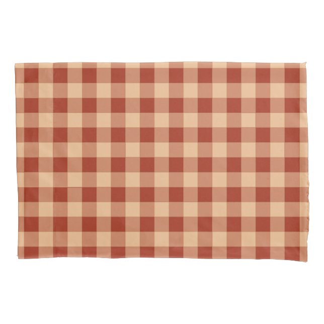Brown Checkered Gingham Pattern (Frente)
