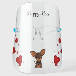 Brown Chihuahua Personalizado - Puppy Love - Heart