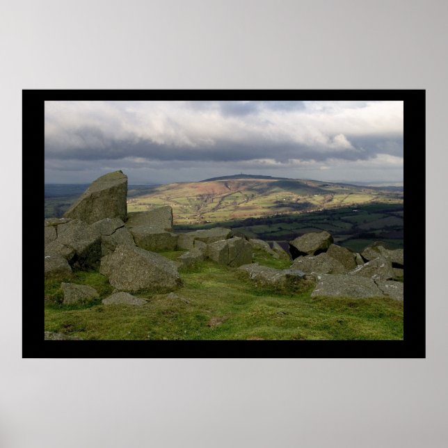 Brown Clee de Clee Hill. Poster por cARTerART (Frente)