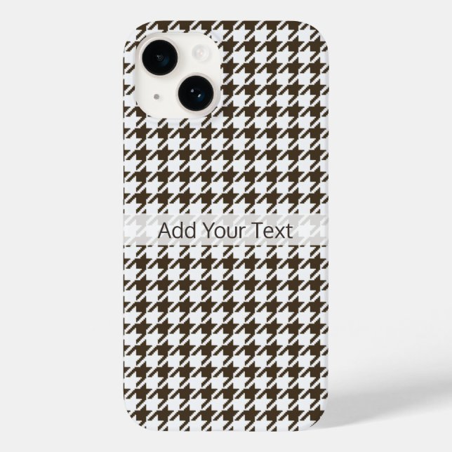 Brown Combination Houndstooth por Shirley Taylor (Verso)